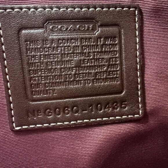 EUC- VINTAGE Y2K PATCHWORK COACH CROSSBODY - Picture 13 of 16